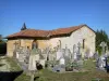 Marville - Saint-Hilaire chapel and tombs in the cemetery