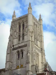 Meaux - Flamboyant tower of the Saint-Étienne cathedral