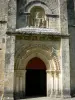 Melle Romanesque churches - Saint-Pierre Romanesque church: south portal