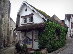 Mennetou-sur-Cher - Rues pavées et maisons de la cité médiévale