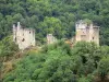 Merle towers - Castles Fulcon and Hugues Merle and towers Pesteils