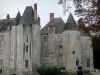 Meung-sur-Loire - Schloß von Meung-sur-Loire (ehemaliger Wohnsitz der Bischöfe von Orléans)