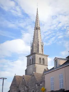 Meursault - Achteckiger Turm der Kirche Saint-Nicolas