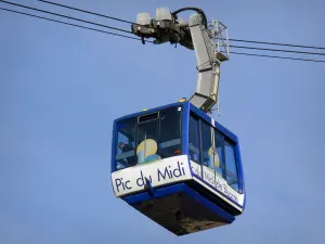 Mittagspitze von Bigorre - Seilbahn der Mittagsspitze (Pic du Midi)