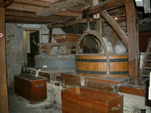 Molen van Bassilour - Binnen in de molen