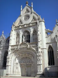 Monastère royal de Brou - Façade et portail de l'église de Brou