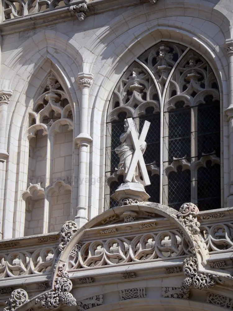 Le monastère royal de Brou - Monastère royal de Brou: Façade de l'église de Brou