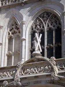 Monastère royal de Brou - Façade de l'église de Brou