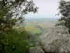 Mont-Dol - Vanaf de top van de berg, uitzicht op de omliggende