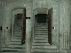 Mont-Saint-Michel - Binnen in de Benedictijner abdij