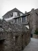 Mont-Saint-Michel - Maisons de la cité médiévale (village)