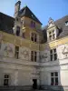Montal castle - Renaissance facade of the castle, in the Quercy