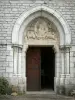 Montbenoît abbey - Portal of the abbey church
