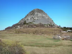 Monti dell’Ardèche - Mont de Gerbier Rush, protuberanza fonolitica, nel Parco Naturale Regionale dei Monti d'Ardèche