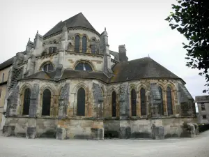 Montier-en-Der - Chevet de l'église abbatiale Saint-Pierre-et-Saint-Paul