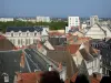 Montluçon - Blick auf die Dächer der Stadt von dem Schlossplatz aus