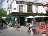 Montmartre - Terrazze di ristoranti di Montmartre