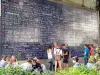 Montmartre - Muro di Ti amo in piazza Jehan rictus Place des Abbesses