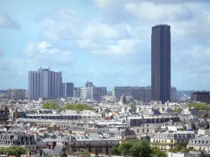 Montparnasse toren - Montparnasse Tower met uitzicht op de stad Parijs