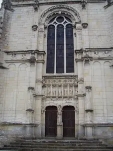 Montrésor - Portal of the collegiate church