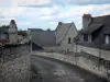 Montsoreau - Gasse und Dorfhäuser