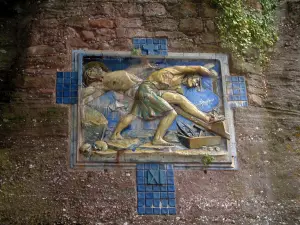 Mount Sainte-Odile - A ceramic station of the way of the Cross