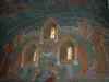 Mount Sainte-Odile - Convent (monastery): mosaic in the Angels chapel (chapelle des Anges, Saint-Michel)