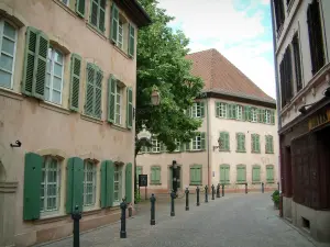 Mulhouse - Huizen van de oude stad