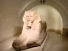 Musée du Louvre - Aile Sully - Collection d'Antiquités égyptiennes : grand sphinx de Tanis