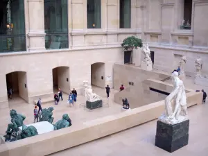 Museo del Louvre - Richelieu Ala: sculture francesi nella Cour Marly