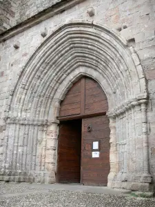 Najac - Portaal van de kerk van Saint-Jean