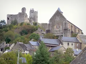 Najac - Koninklijke vesting, Saint-Jean kerk en huizen van het middeleeuwse dorp