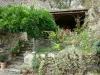 Najac - Kleiner blühender Garten