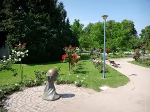 Nancy - Rozentuin van het Pépinière-park