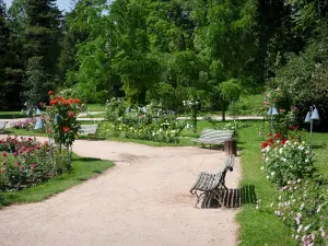 Nancy - Rozentuin van het Pépinière-park