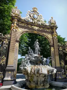 Nancy - Fontein en poorten van Place Stanislas