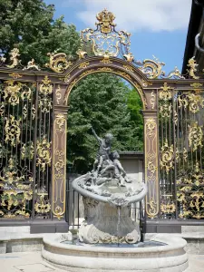 Nancy - Fontein en poorten van Place Stanislas