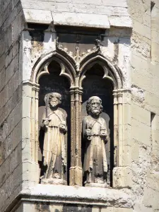 Narbonne - Sculptures of the Saint-Just-et-Saint-Pasteur cathedral