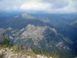 Nationalpark des Mercantour - Naturpark: Blick auf die Berge