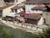 Nérac - Houses along the Baïse river