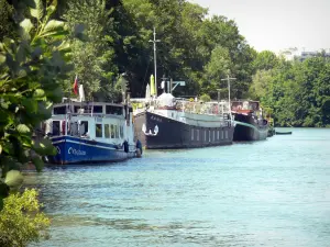 Nogent-sur-Marne - Barges on the Marne River