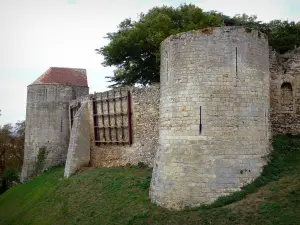 Nogent-le-Rotrou - Towers of the surrounding wall of the Saint-Jean castle