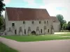Noirlac abbey - Court and Cistercian abbey