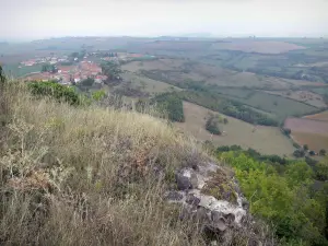 Nonette - From the Nonette hill, view of the surrounding landscape