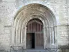 Oloron-Sainte-Marie - Kirchenportal der Kirche Sainte-Croix