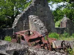 Oradour-sur-Glane - Ruins of the martyr village