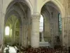 Orbais-l'Abbaye - Dentro da igreja da abadia Saint-Pierre-Saint-Paul