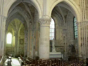 Orbais-l'Abbaye - Intérieur de l'église abbatiale Saint-Pierre-Saint-Paul