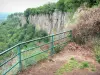 Orgues von Bort - Aussichtsstelle mit Blick auf die Felsformationen von Bort