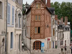 Orléans - Strassen und Häuser der Altstadt